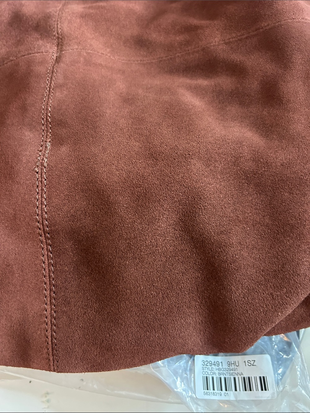 NWT J.Jill Suede & Leather Tote - Picture 7 of 8
